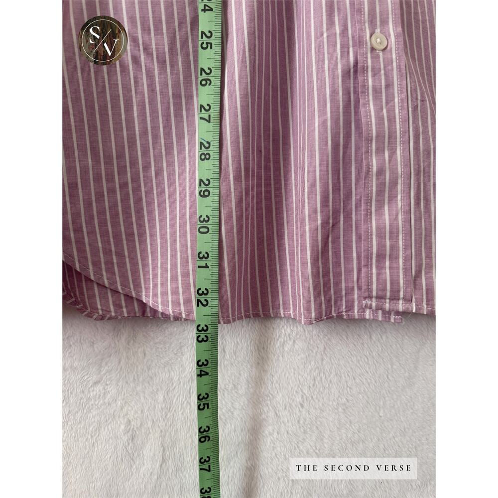 J. Crew Long Sleeve Buttondown Striped Men's Business Casual Shirt Size XL - Picture 6 of 8